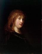 Rembrandt Peale Portrait of Saskia van Uylenburg oil painting on canvas